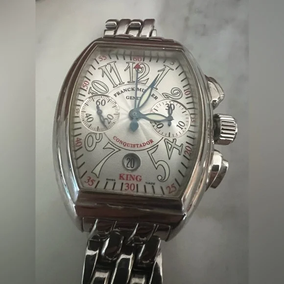 Franck Muller King Conquistador Silver Men's Watch - 8005CC - Picture 2 of 14